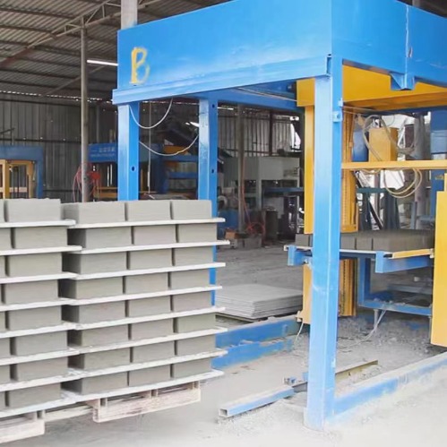 concrete block moulding machine